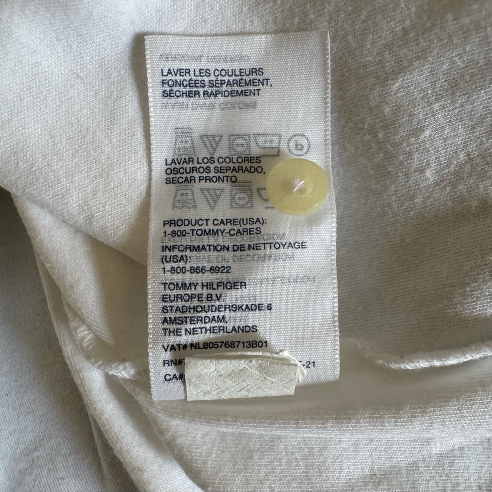 Tommy Hilfiger Classic White Polo Shirt, M - Picture 10 of 11